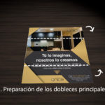 1. Realizando los dobleces principales.